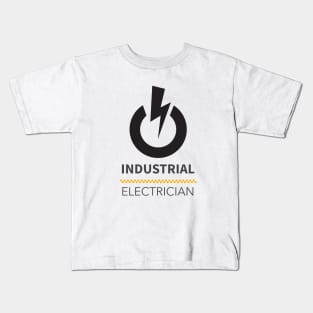 Industrial electrician wired for succes, electrician gift, High voltage, lineman Kids T-Shirt